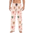 thumbnail image 7 of FORMRS Mens Pajama Pants with Pockets Sleepwear Lounge Bottoms Sizes S-2XL, Hand Drawn Cups, 7 of 7