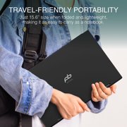 Packard Bell airFrame Portable Dual Monitor for Laptops, 15.6 Stacked Dual Screens, USB-C & Mini HDMI,