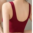 thumbnail image 6 of HAPIMO Women Wide Strap Seamless Push Up Bra V Neckline Padded Cups For All Day Support And Comfort Hot Pink M, 6 of 7