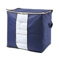 thumbnail image 2 of Travelwant Foldable Comforter Storage Bag, Large Organizers for Blankets, Pillow, Quilts, Linen, Storage Containers with Thick Fabric, Sturdy Zipper, 2 of 7