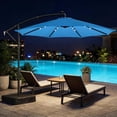 thumbnail image 4 of Parasol d'Extérieur Élégant, Parasol de Piscine, Parasol de Patio à Levier, 4 of 5