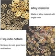 thumbnail image 5 of 1Box 400Pcs Resin Fillers Antique Steampunk Gears Charms 8-Color UV Epoxy Resin Supplies Filling Accessories for Jewelry Making Decoration, 5 of 9