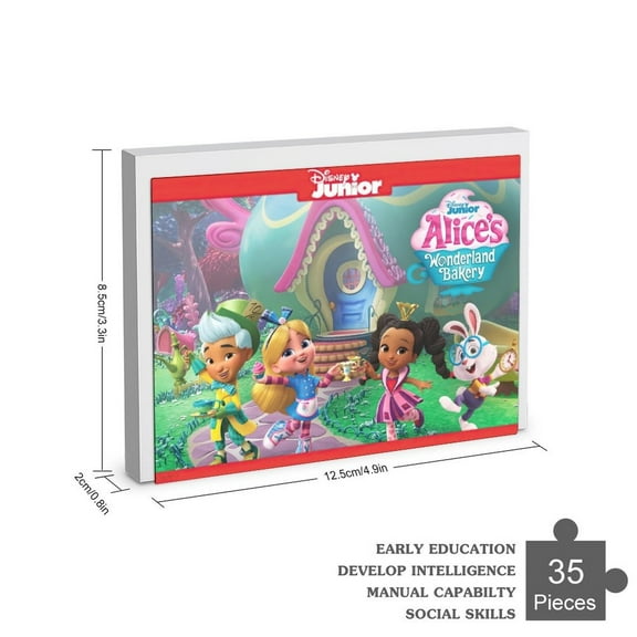 Alices Wonderland Bakery Jigsaw Puzzle 35/70/120/200/300/500/1000 Piece Birthday Gift Vibrant Colors High Quality
