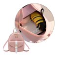 thumbnail image 2 of Mochilas económicas con lazo Likrtyny para mujer tipo bandolera de cuero PU, 2 of 9