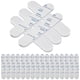 thumbnail image 1 of WEUVEB 30Pcs White Eva Foam Hat Size Reducer Tape Sweat Liner Pads Adhesive for Various Hat Styles, 1 of 6