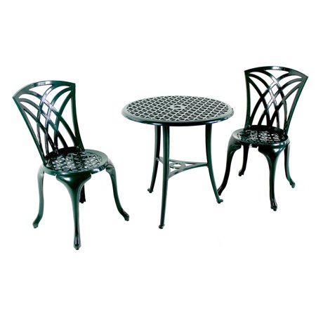 River Cottage Gardens Pb602grn Green Cast Aluminum Weave Pattern