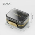 thumbnail image 6 of Mosey Portable Pill Box Moisture Dust Proof Secure Closure Eco-friendly Long Lifespan Mini Dispenser for Travel, 6 of 7