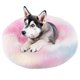 thumbnail image 1 of Cama de Donut Spring Blossoms Arcoiris Antideslizante y Mullida para Perro de 80 cm, 1 of 7