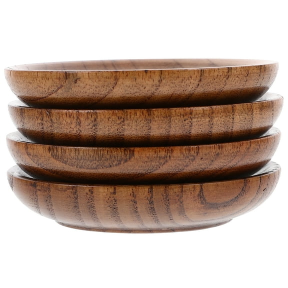 STRANDCHIC Set of 4 Ceramic Oil Dipping Bowls, Simple Shape Sauce Dishes for Kitchen and Dining Table Use