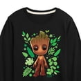 thumbnail image 3 of Marvel Guardians of the Galaxy - Baby Groot Leaf - Toddler And Youth Long Sleeve Graphic T-Shirt, 3 of 5