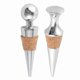 thumbnail image 1 of Set of 2 Stainless Steel Bottle Stoppers for Wine, Creative Beverage Plugs for Bar, Party, and Restaurant Use, 1 of 3