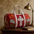 thumbnail image 5 of Versatile Sports Bag for Outdoor Activities and Travel - Quilted Pleated Design with Fashionable Print for Everyday Use, 5 of 5