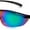 Emerald Mirror Lens, variant on Crossfire 9233 Sniper Safety Glasses Silver Mirror Lens - Shiny Black - Crystal Burgundy Red Frame