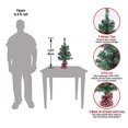 thumbnail image 3 of Árbol de Navidad TIMOXMAS 45 cm con luces de PVC verde, 3 of 8