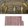 thumbnail image 4 of Artificial Fish Eyes, Fish Eyes Sticker 3D Design Professional Fishing Accessories  For Baits For DIY Red, 4 of 8