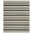 thumbnail image 5 of SAFAVIEH Kilim Shelby Striped Area Rug, Ivory/Black, 4' x 6', 5 of 5