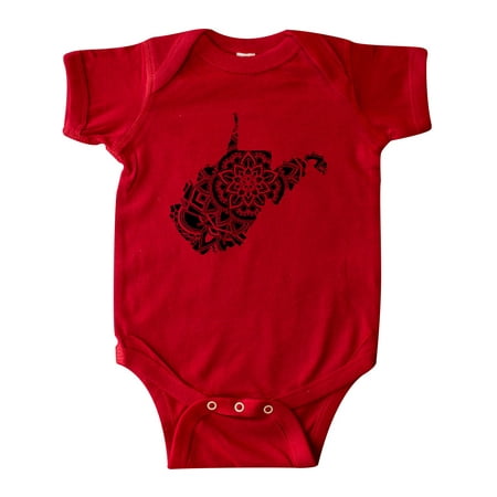 

Inktastic West Virginia Silhouette Mandala Gift Baby Boy or Baby Girl Bodysuit