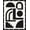 Black, Pattern 10, variant on ODIKA 8'x10' Washable Area Rug Durable, Non-Slip Black White Geometric Abstract Art Design Elegant Contemporary with Bold Contrast for Living Room, Under Sectional, Family