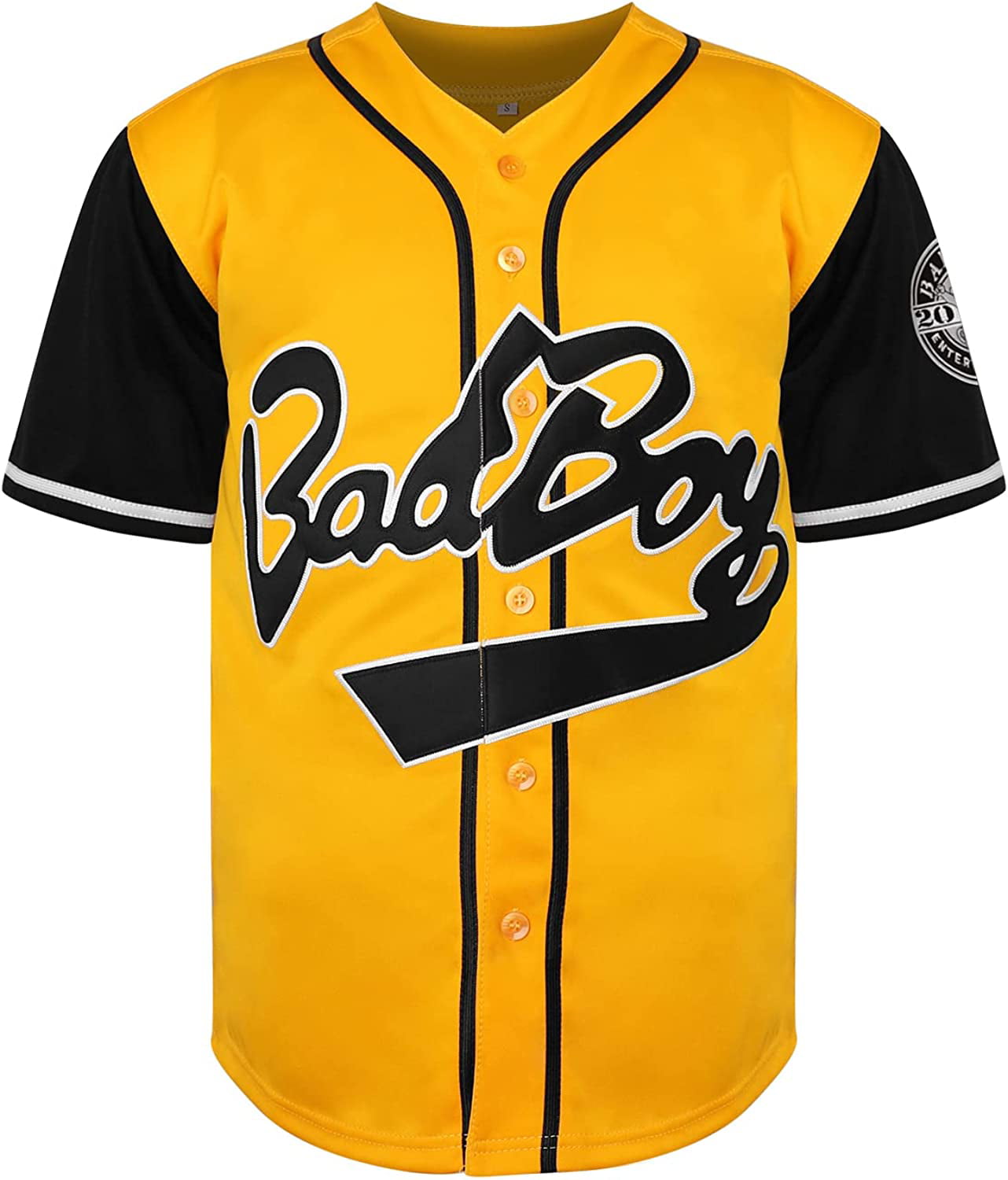 Acail #10 Biggie Bad Boy Movie Baseball Jersey Stitched 90s Hip Hop Unisex Clothing for Party Size S-XXXL
