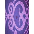 thumbnail image 1 of Ahgly Company Machine Washable Indoor Rectangle Transitional Purple Amethyst Purple Area Rugs, 4' x 6', 1 of 7