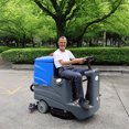 thumbnail image 3 of Fixturedisplays® Ride-On Driving Floor Scrubber Machine Battery Powered Warehouse Industrial Cleaner 21 Inches Clean Width, 3000M2/H Clean Efficiency  60 Day Lead Time 15761, 3 of 12