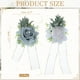 thumbnail image 2 of Uxcell 2 Pcs Corsage de Muñeca de Flores Grises, Pulseras de Flores Artificiales para Boda Novia Novio Ceremonia Aniversario Baile Fiesta, 2 of 6