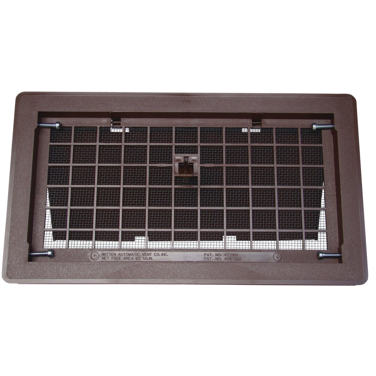 Manual Crawl Space Vent with Removable Cover and Vermin Screen 8"x16" 