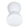 thumbnail image 1 of Petite Table d'Appoint Tambour en Plastique Noir, Sablier en Plastique Moderne, Table d'Extrémité Ronde, Tabouret d'Extérieur, Table d'Appoint pour Café, Patio, Intérieur, Maison, Chambre, 1 of 8