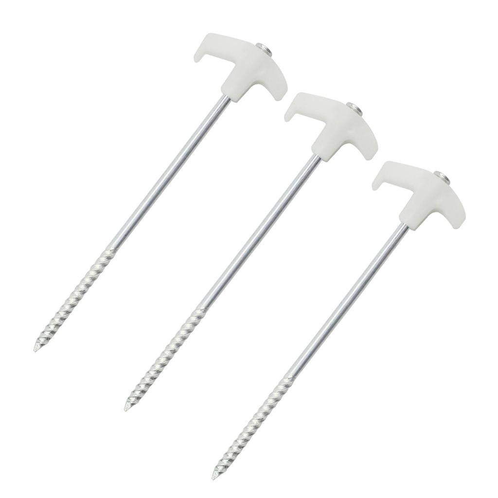 Yihuala 10pcs Outdoor Ground Camping Tent Stakes Anchors Peg Windproofed Tent Stakes for Outdoor Use