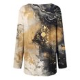 thumbnail image 4 of Besolor Hauts à Manches Longues pour Femmes Chemises Décontractées Habillées Col Rond Manches Longues Tuniques Amples et Fluides pour Leggings Multicolore 16, 4 of 5