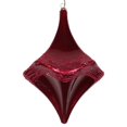 thumbnail image 1 of Vickerman MT194019D 8 in. Wine Candy Glitter Drop Ornament, 1 of 3