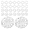 thumbnail image 1 of 100 piezas de botones de camisa transparente Botones de abrigo Botones de broches invisibles Sujetadores de presión Accesorios de costura DIY (18 mm), 1 of 4