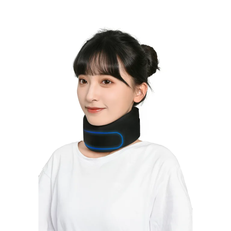 Neck Support-Neck Pain Relief Device Cervical Collar & Soft Neck Brace for  Sleeping-L 