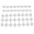 thumbnail image 1 of 25PCS 0.11oz Paint Pot Strip Empty Mini 8 Cups Paint Strip Paint Cup with Lid, 1 of 10