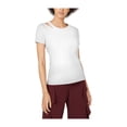 thumbnail image 1 of bar III Womens Cutout Basic T-Shirt brightwhite S, 1 of 1