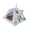 thumbnail image 1 of Accesorios de jaula de hamaca para pájaros Casa de nido de pájaros para s de amor sin cortina de puerta, 1 of 8