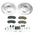 thumbnail image 3 of PowerStop Rear Z23 Evolution Sport Carbon-Fiber Ceramic Brake Pad and Drilled & Slotted Rotor Kit Fits: NISSAN Select Models K7874, 3 of 10
