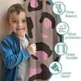 thumbnail image 3 of Blackout Kids Curtains,Leopard Print Childrens Insulated Curtains Set Of 2,Bedroom Essentials,Toddler Room Decor 42"x63"(106x160cm), 3 of 4
