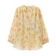 thumbnail image 3 of HH TRAF Camisa holgada estampada de un solo pecho con mangas abullonadas elegante de verano para mujer Top elegante informal con cuello en V versátil para mujer, 3 of 5