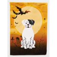 thumbnail image 1 of Halloween White Boxer Cooper Flag Garden Size, 1 of 1