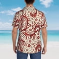 thumbnail image 5 of Salouo Dragons1 for Hawaiian Shirt for Men,Summer Beach Casual Short Sleeve Button Down Shirts Men's Regular-Fit Short-Sleeve Print Shirt -XX-Large, 5 of 6