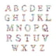 thumbnail image 2 of 26 parches de letras de diamantes de imitación, parches del alfabeto para planchar, parches de letras en inglés Color sólido mixto, 2 of 8