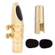 thumbnail image 1 of Boquilla para saxofón alto en mi bemol 6C con almohadillas para capuchones, accesorio para instrumentos musicales, 1 of 14