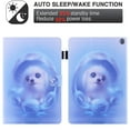 thumbnail image 3 of Case for All-New Amazon Kindle Fire 7 Tablet 12th Generation (2022 Release),PU Leather Card Slots Case Multi-Angle Viewing Smart Folio Stand Wallet Protective Case with Auto Wake/Sleep,Blue Dog, 3 of 6