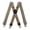 X-shaped corn pattern black leather hair clip - beige, variant on Heavy-Duty X-Back Men's Suspender with Secure Metal Clips, Adjustable Elastic Design for Comfortable Fit on Work and Wedding Trousers 3.5X120cm