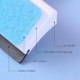 thumbnail image 4 of 2-in-1 Window Cleaner Window Squeegee Soft Non-woven Sponge Wiper Scraper 2pcs, 4 of 5