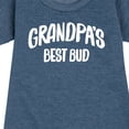 thumbnail image 3 of Instant Message - Grandpas Best Bud - Toddler & Youth Girls Fleece Dress, 3 of 6