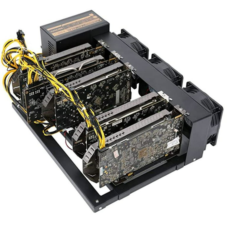 Plante børste lækage GPU MINING - 5 card Crypto Mining Rig - Ethereum - Cryptocurrency mining -  Doge, Shibu, Ravencoin, Litecoin - Walmart.com