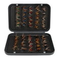 thumbnail image 3 of Señuelos De Pesca Con Mosca, Señuelos De Cebo De Pesca Con Mosca Portátil Simulado Sharp Vivid Con Caja De Almacenamiento Para Lago ANGGREK Multicolor Fly Fishing Bait, 3 of 8