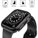 thumbnail image 5 of Hard PC Case with Tempered Glass Screen Protector Compatible with Apple Watch Series 6 SE Series 5 Series 4 44mm (Black/Silver), 5 of 5